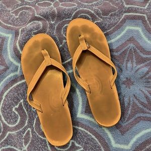 Rainbow Single Layer Premier Leather with Arch Support 1/2” strap